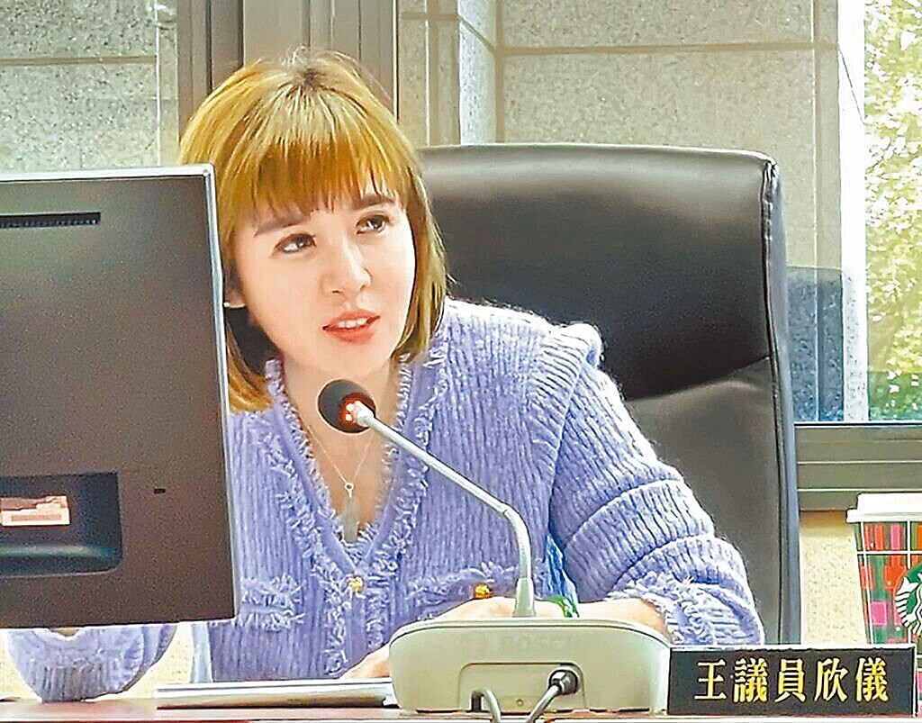 國民黨台北市議員王欣儀。圖／王欣儀辦公室提供