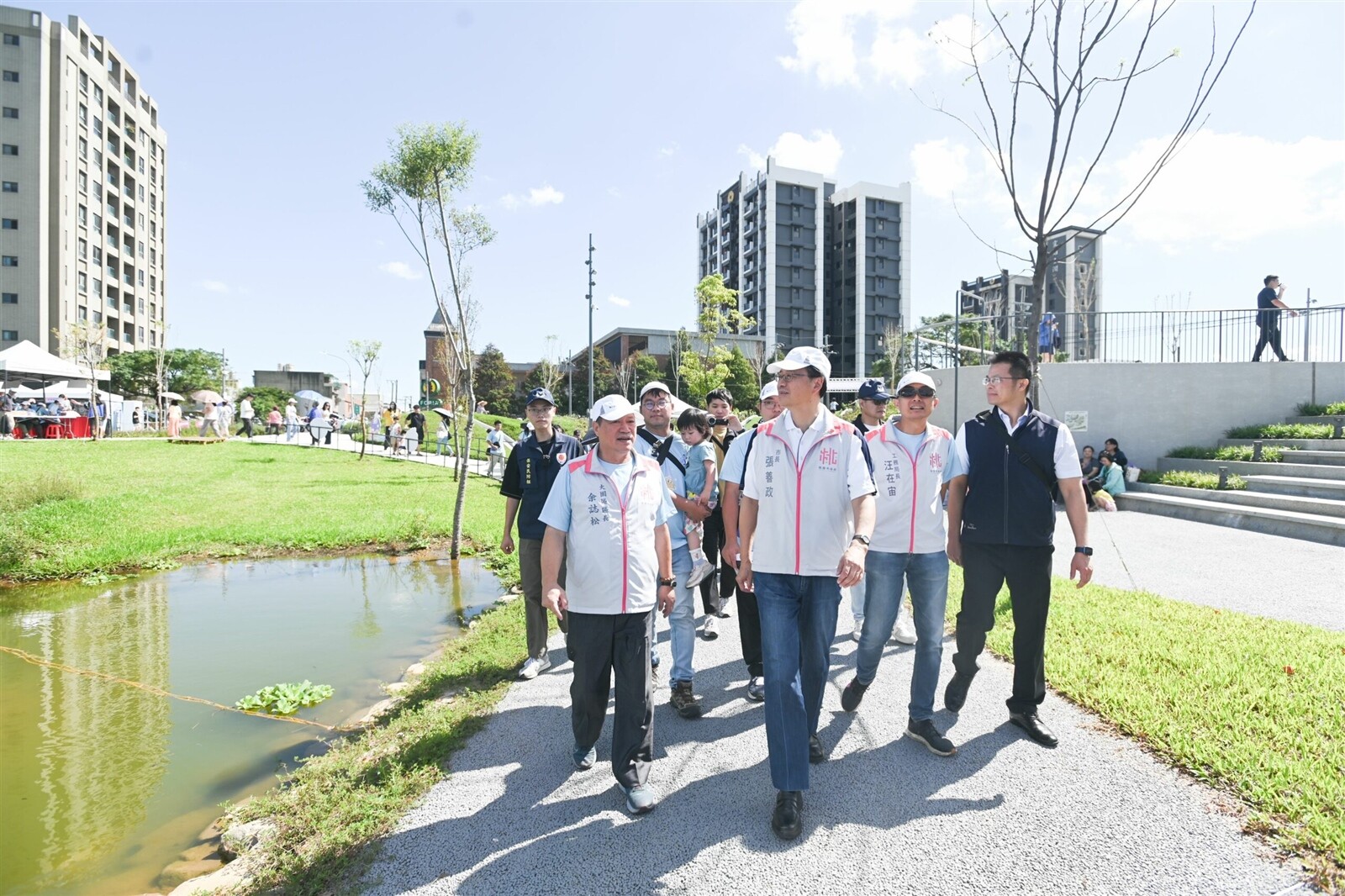 華興池公園開園導覽。圖：市府提供