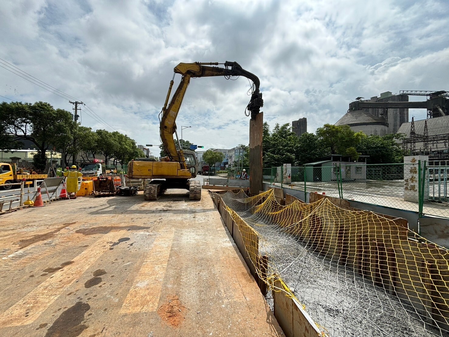 楊梅埔心PC-M幹線雨水下水道工程」完成設置長約237公尺雨水水道，工程於111年8月開工，113年7月竣工。圖：水務局提供