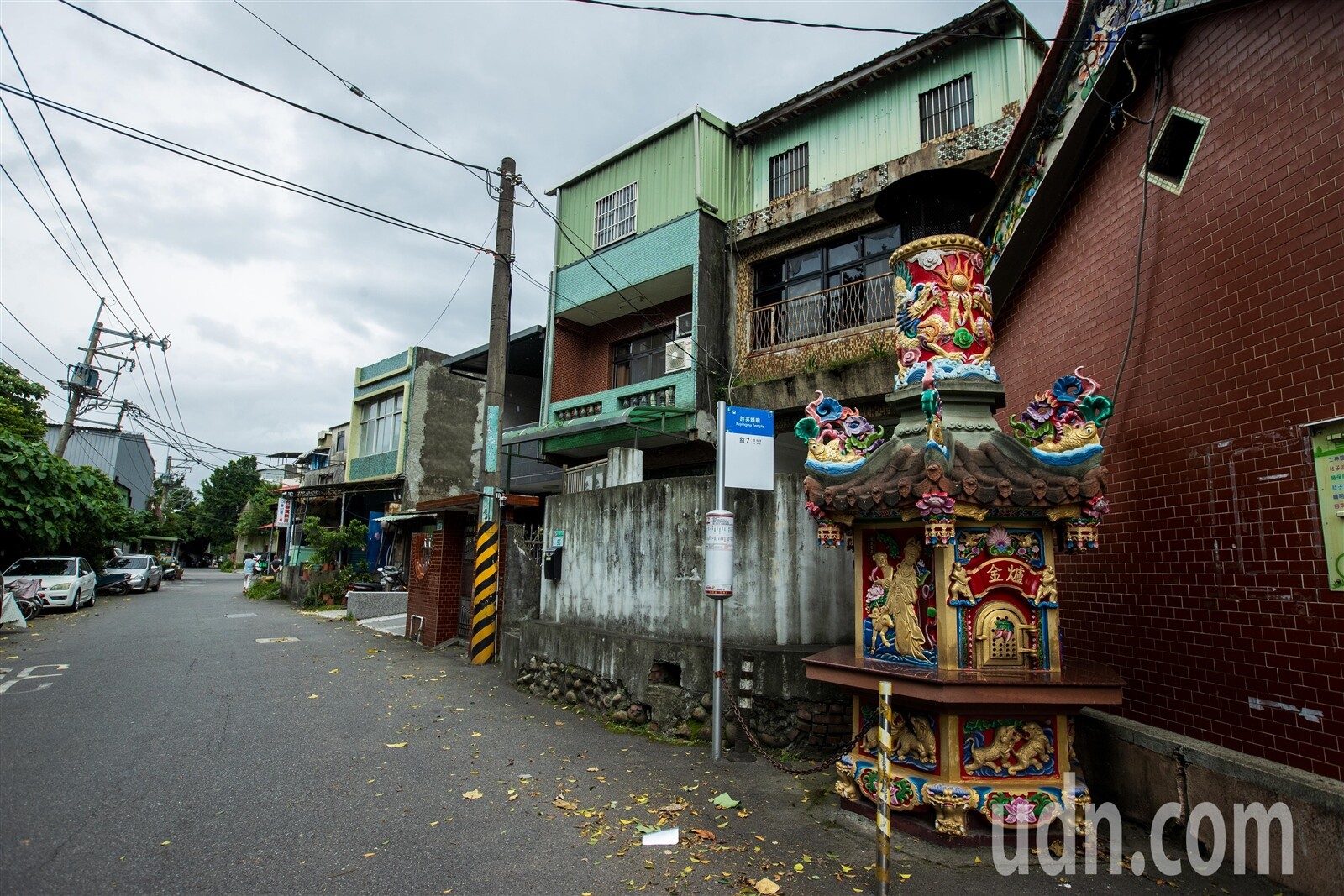 社子島地處基隆河與淡水河交界，屬於台北市較低度開發區域，二層樓透天建築四處可見。記者曾原信／攝影 