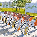 台中市中央公園旁廣設YouBike　園內禁騎