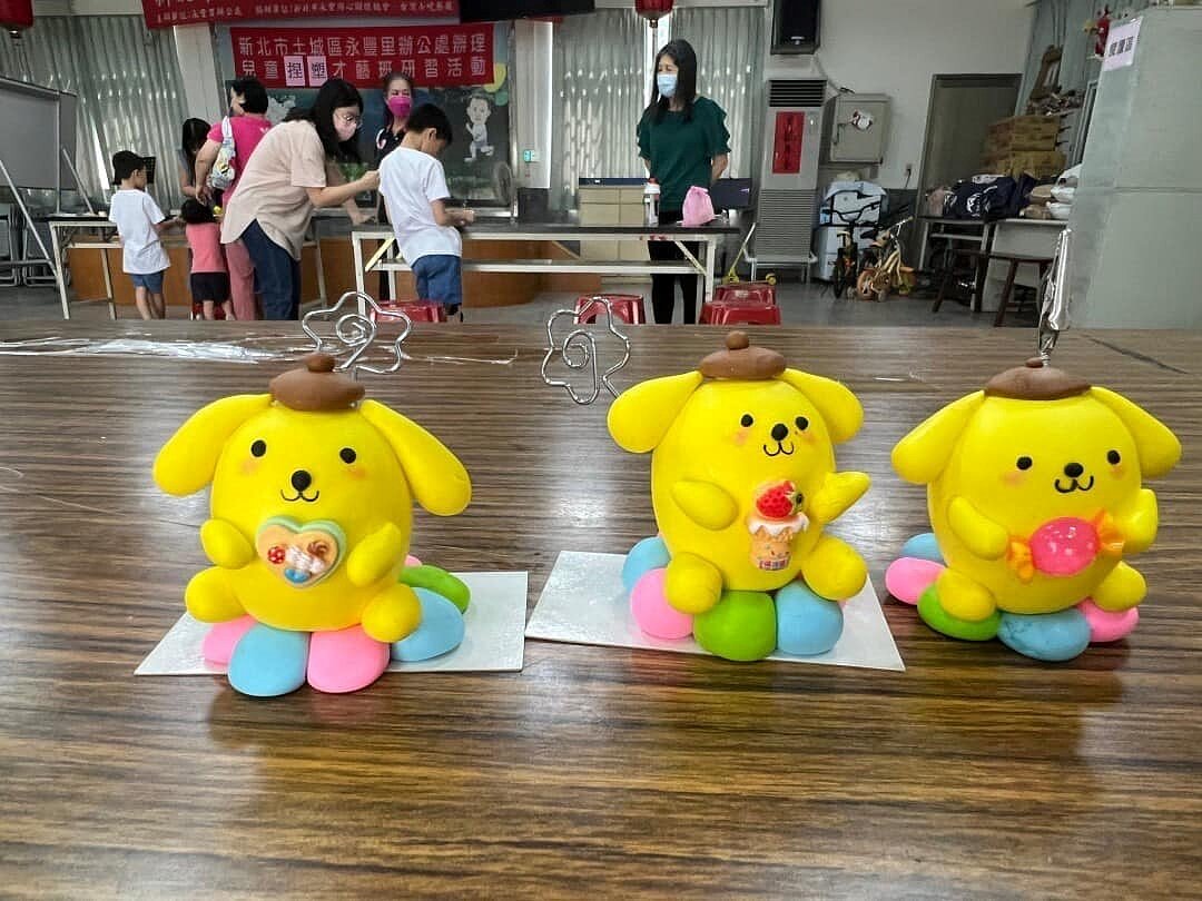 永豐里捏塑才藝教學。(圖/土城樂生活X有你有我)
