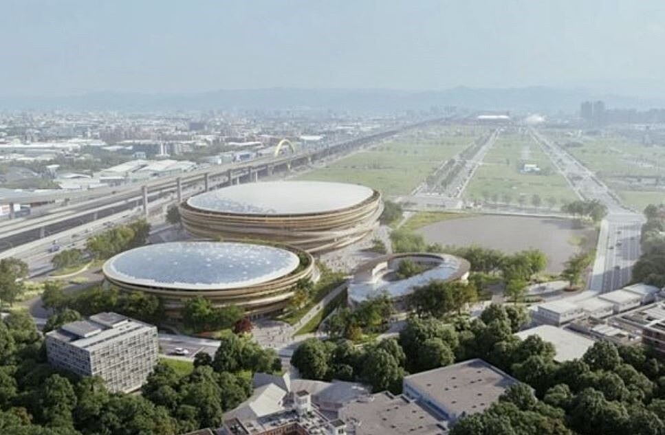 台中巨蛋已經開工,未來商圈發展受到矚目,圖為模擬實景。圖/台中市府新聞局提供