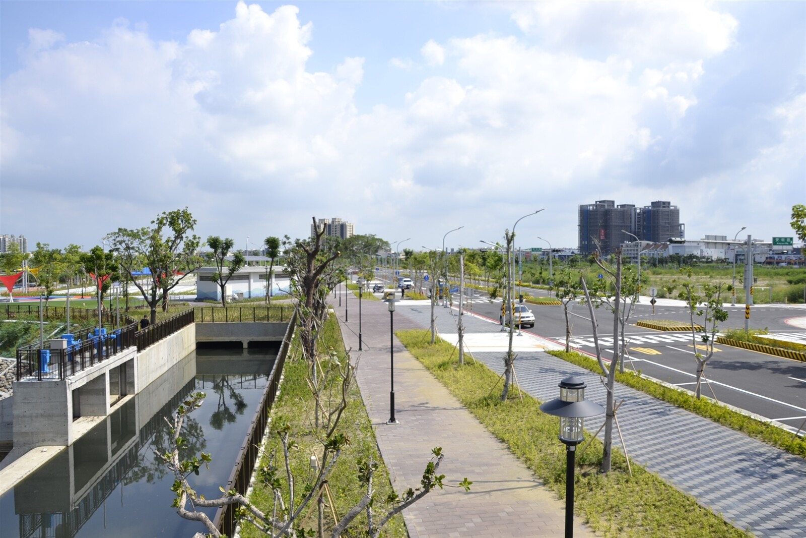 台南市安南區北安商業區市地重畫，下月驗收，明年上半年招商規畫。記者鄭惠仁／攝影 