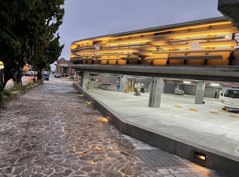 馬祖北竿機場新停車場試營運。圖/民航局提供