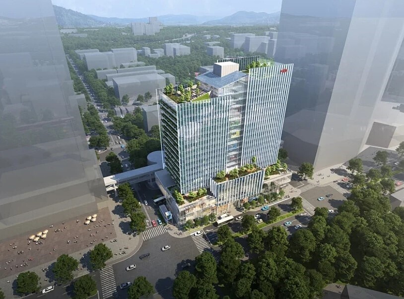 台北前市長柯文哲任內與新光人壽簽訂的南港轉運站BOT案,必須明年底完工啟用。圖/北市交通局提供