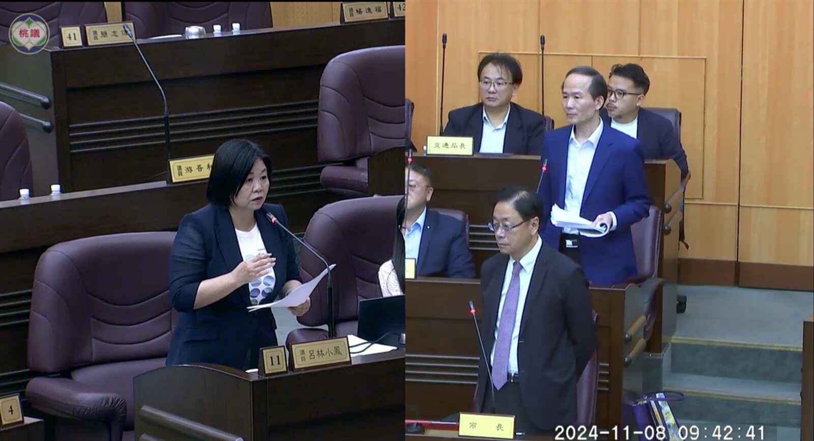 中央推動班班有鮮乳政策，桃園市議員呂林小鳳建議市府可研議改用「兌換券」方式。圖：民進黨團提供