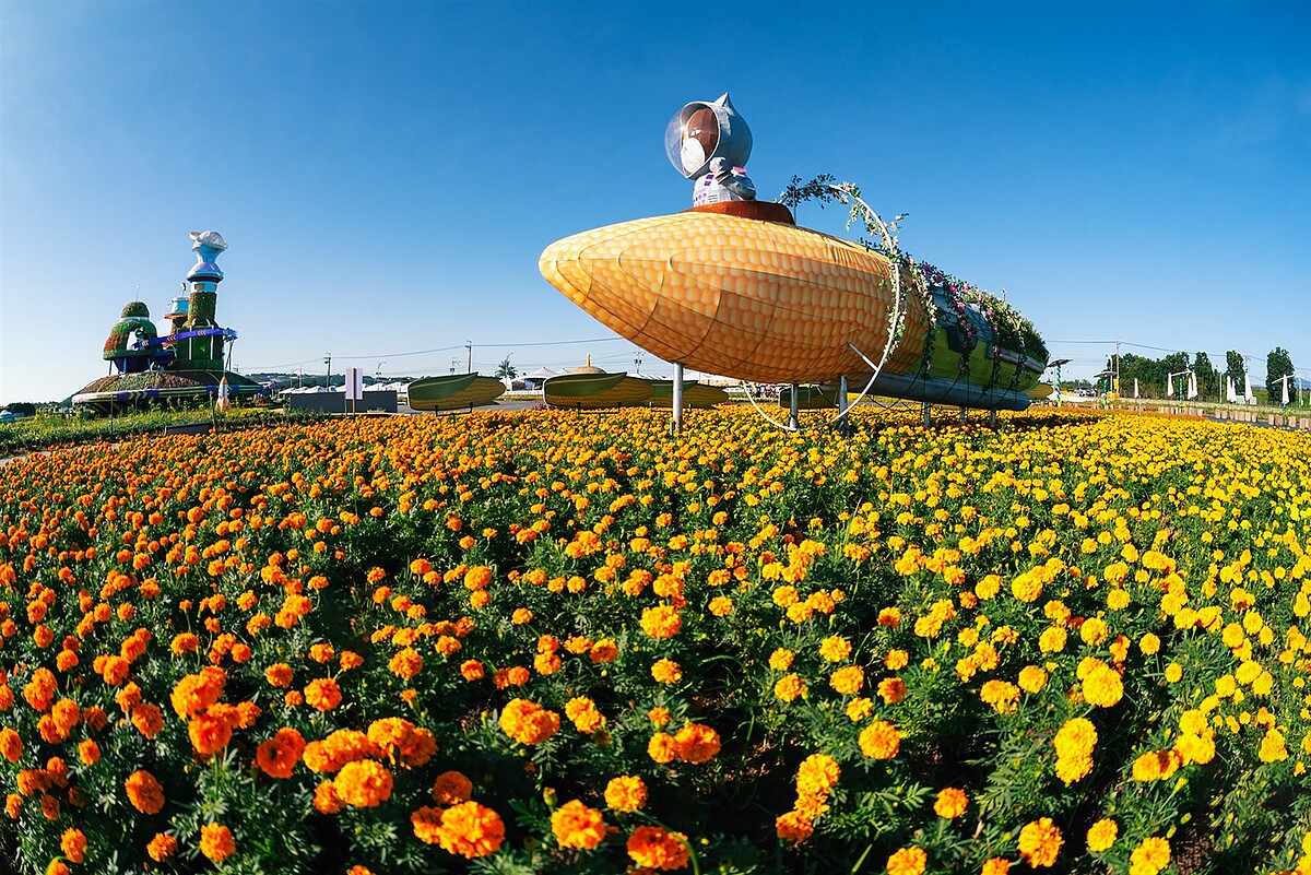 台中國際花毯節開幕。圖/台中市觀光旅遊局提供