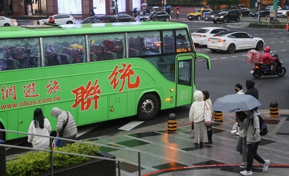 統聯客運公告，11月18日起，調整31條國道客運路線票價，平均調幅6％。統聯客運示意圖。圖／聯合報系資料照
