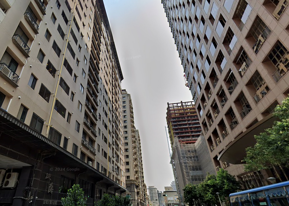 新竹竹北莊敬六街有出現法拍屋。圖／翻攝自GoogleMaps