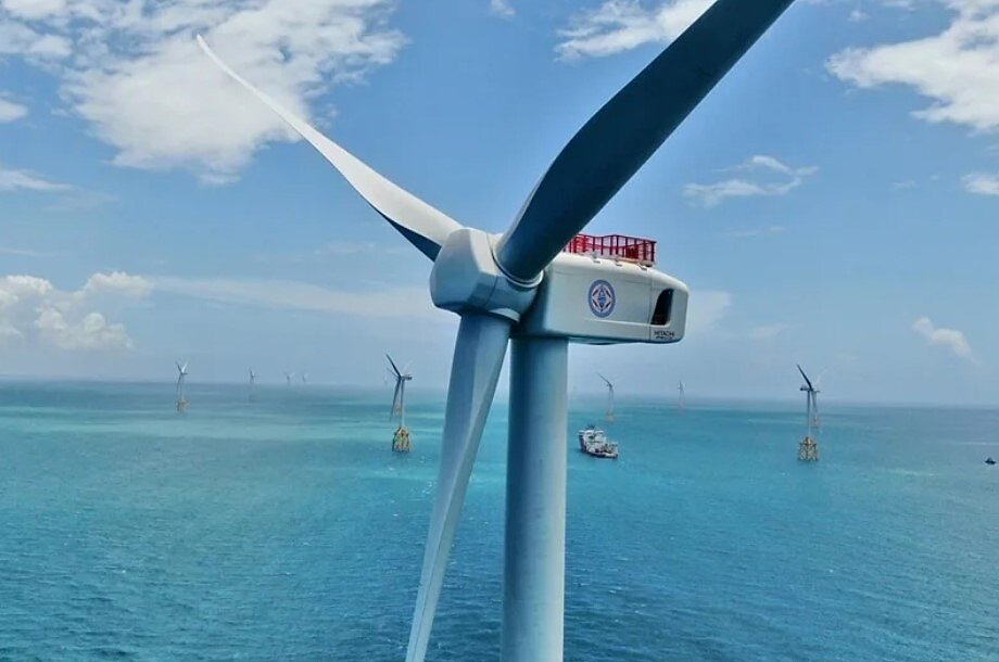 台電12日公告，自13日起再度開賣小額綠電，總額2,000萬度綠電，首度納入自建離岸風電。圖／台電提供
