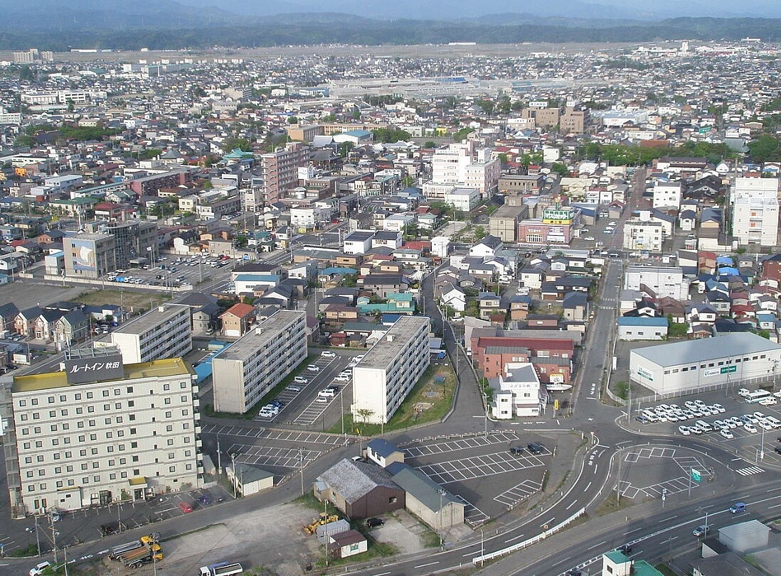 秋田市景。圖／維基百科