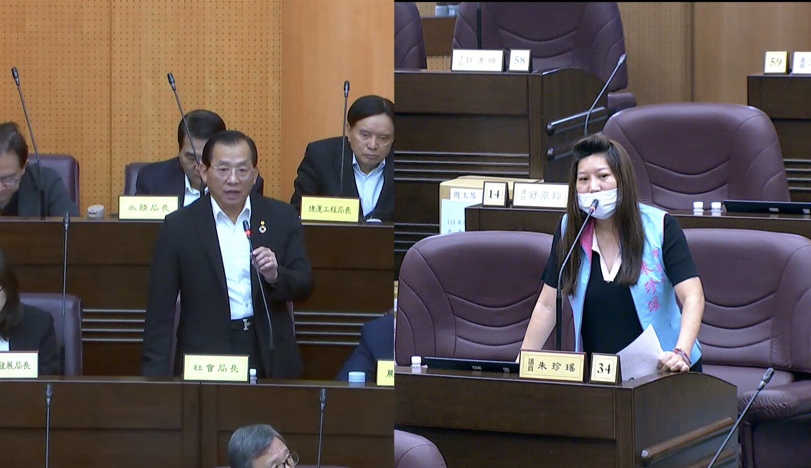 桃園市議員朱珍瑤要求市府建構6歲以下弱勢兒童主動關懷的社會安全網,避免社會悲劇發生。圖:國民黨桃市黨部提供