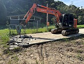 龍潭山坡地違法開發　桃園水務局強拆工作物