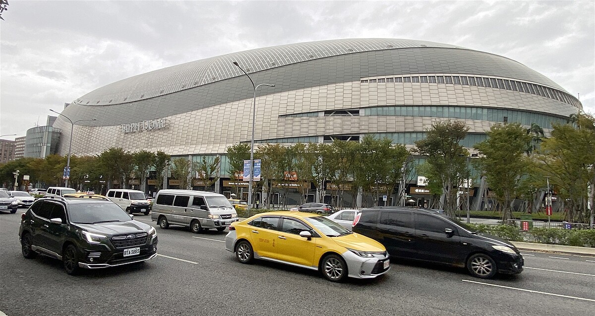 台北大巨蛋迎來一周年。記者曾吉松/攝影