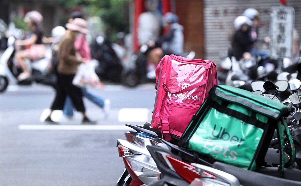 兩大外送平台Uber Eats收購台灣foodpanda案,15日正式立案。 聯合報系資料照