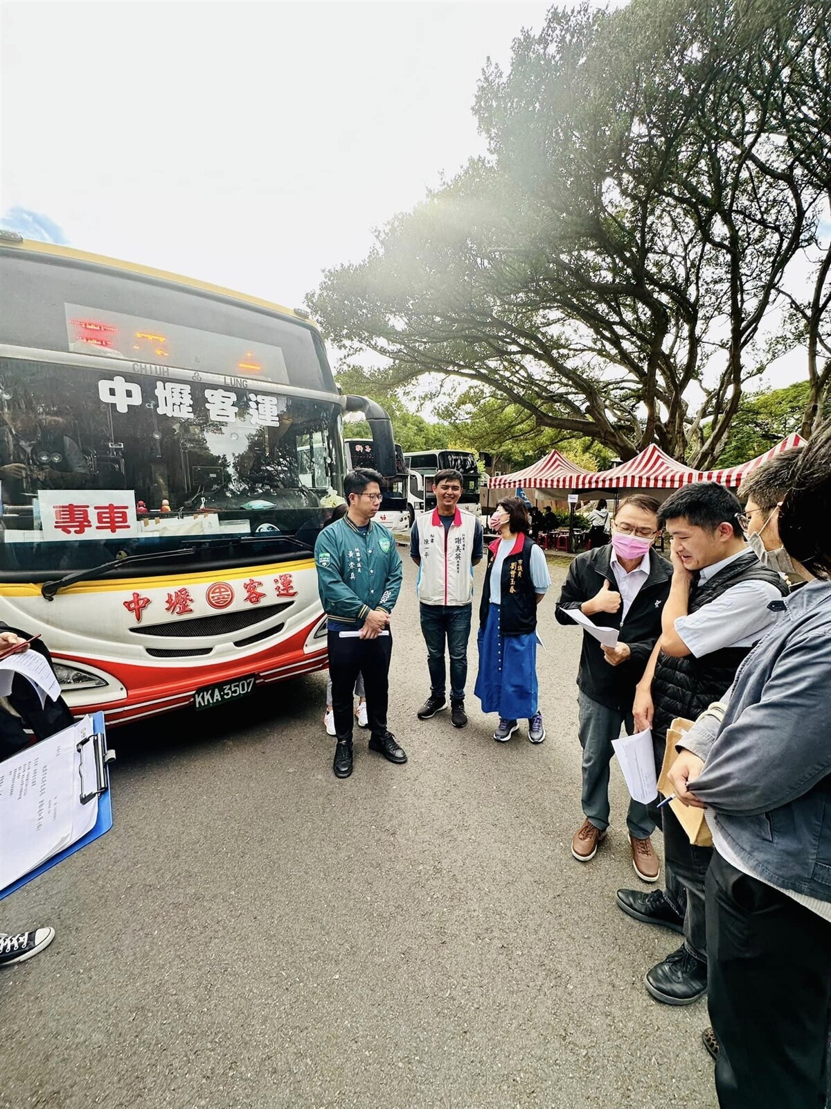 交通局將於12月2日起試辦「181中原大學-高鐵桃園站」公車路線。圖：翻攝自臉書中壢大姊姊張曉昀