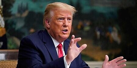 川普主張放寬對金融法規監管的限制、減稅政策,有助於企業提升獲利對金融業具正面影響。圖∕本報資料照片