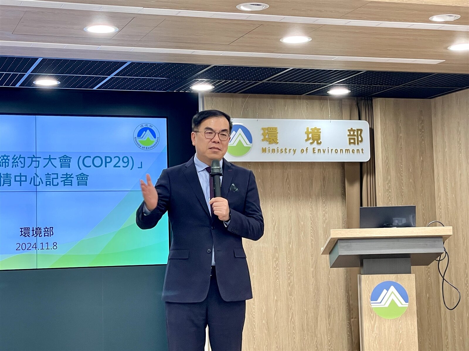 環境部長彭啓明。記者張博瑞/攝影