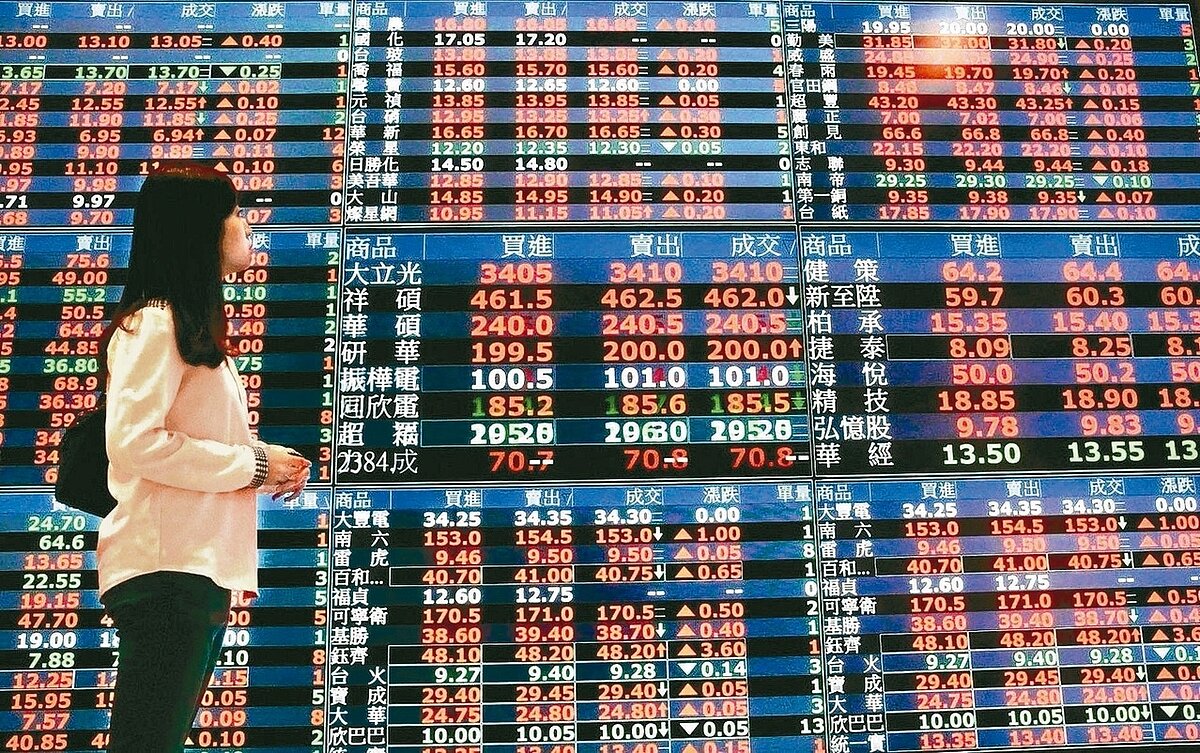 台股示意圖。 聯合報系資料照
