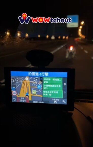 警方呼籲用路人，勿騎乘機車上國道，避免危害自身及他人安全。圖：翻攝自WoWtchout - 地圖型行車影像分享平台