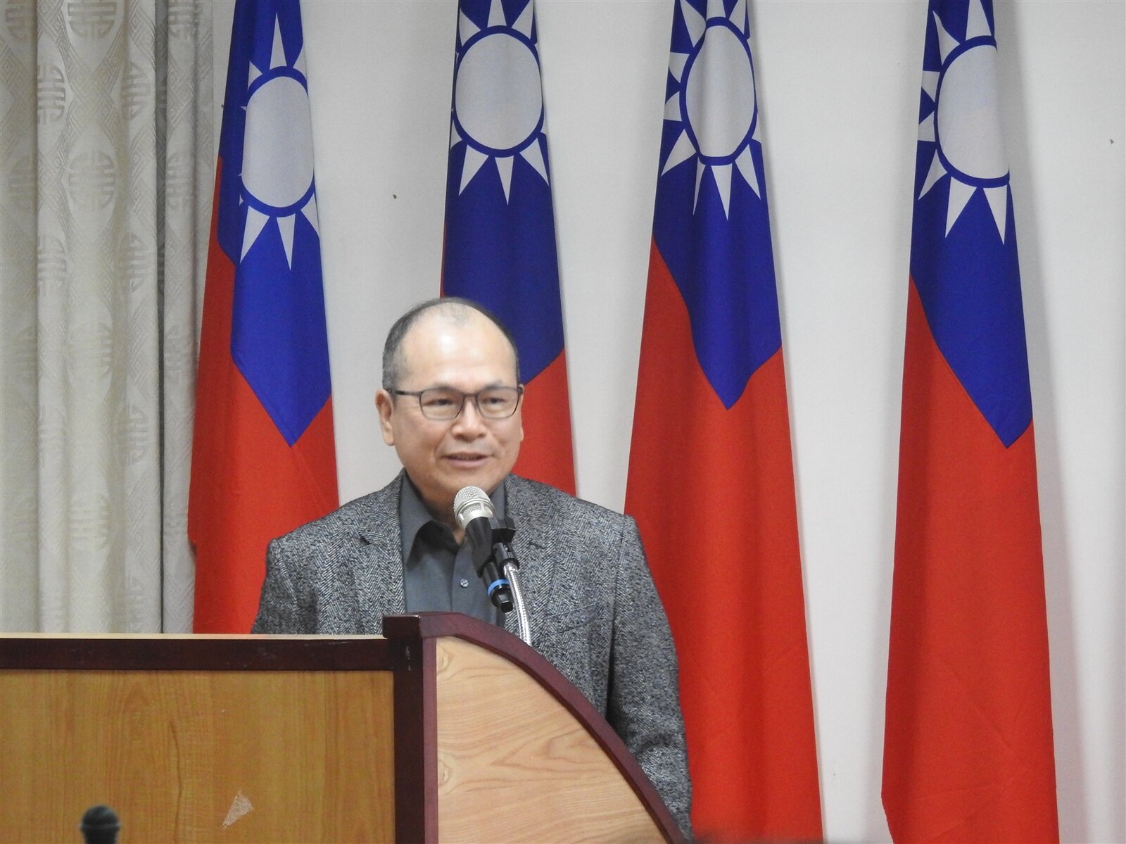 政治大學經濟系教授林祖嘉。記者林宸誼/攝影。