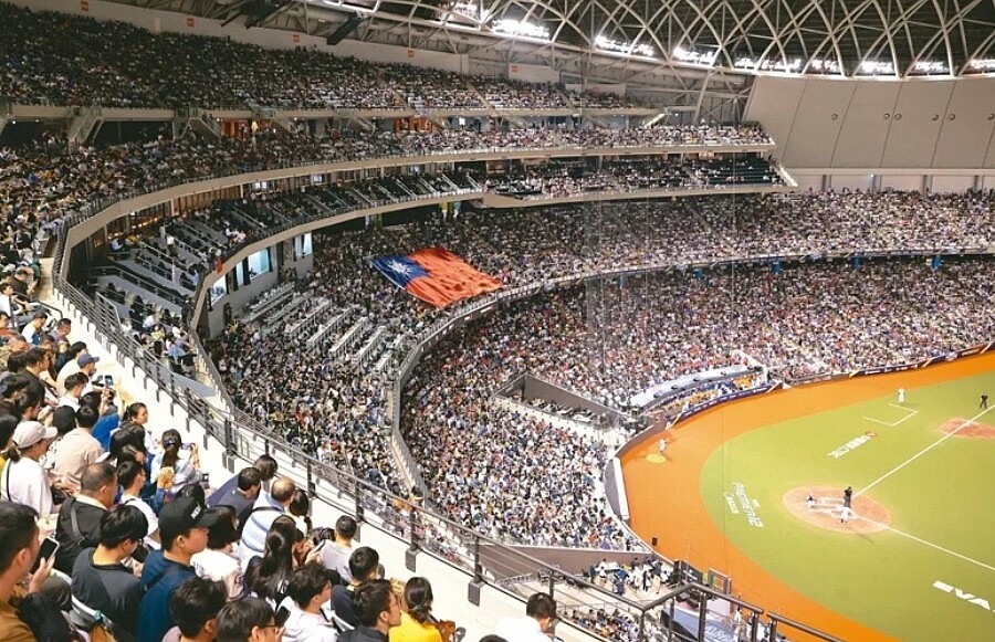 台北大巨蛋的啟用讓球迷有更舒適的看球環境。圖/聯合資料照