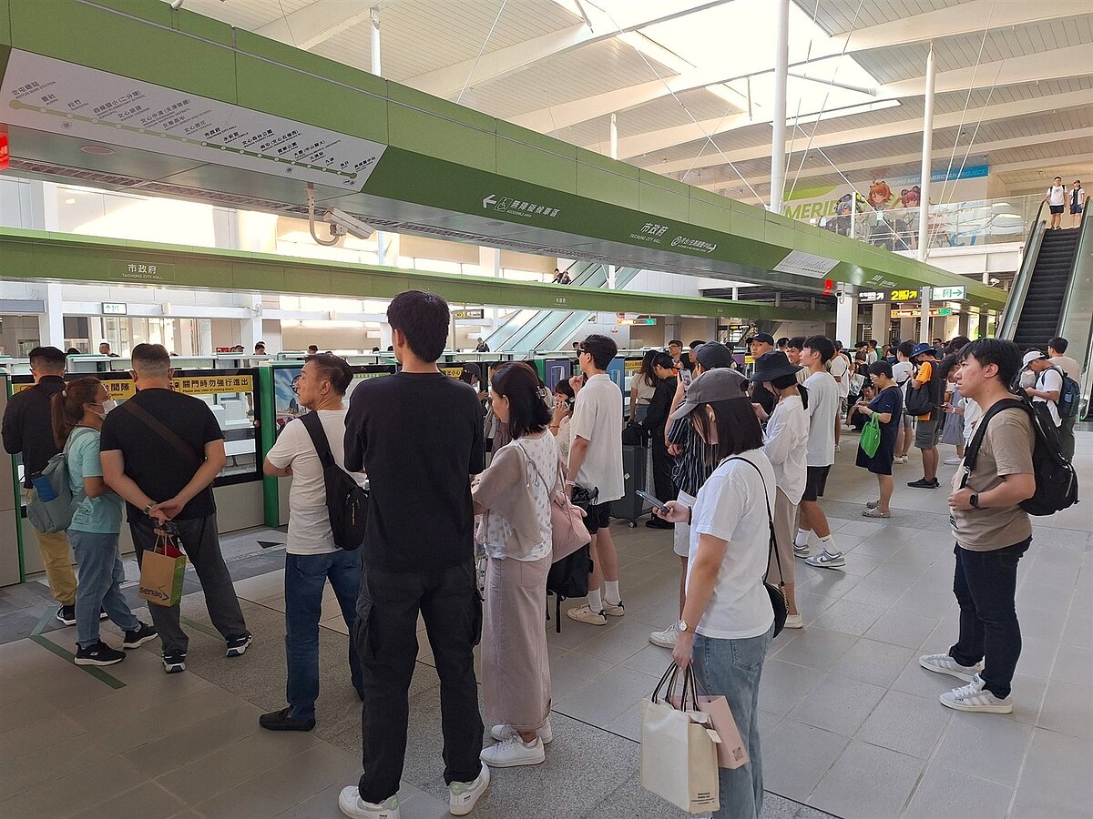 台中捷運運量再創新高。圖／台中捷運公司提供