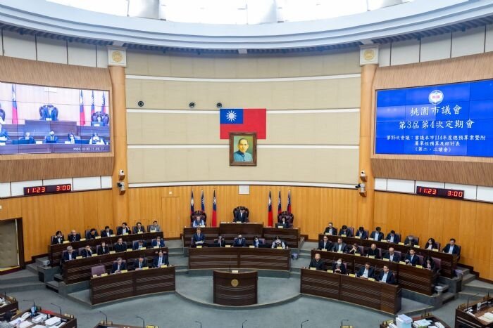 桃園市114年度總預算案經桃園市議會二讀及三讀程序,完成審議。圖:市府提供