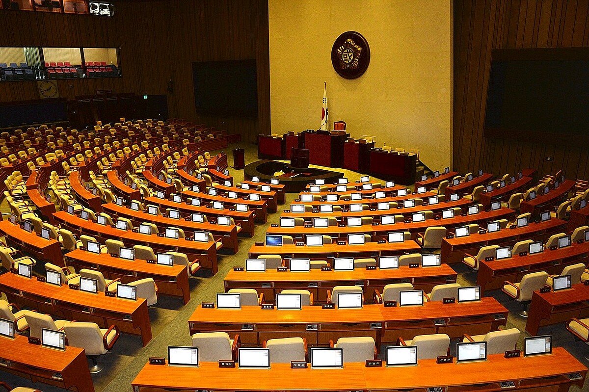 南韓國會議事堂內部圖／維基百科
