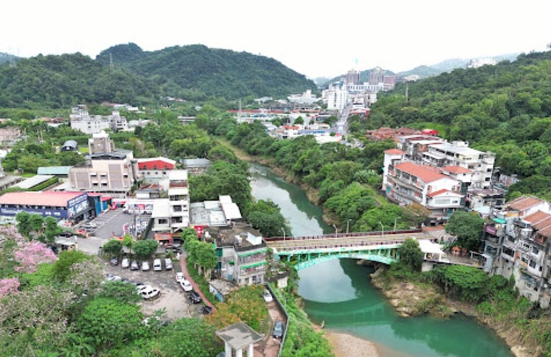 深坑空拍圖／翻攝自 Google maps