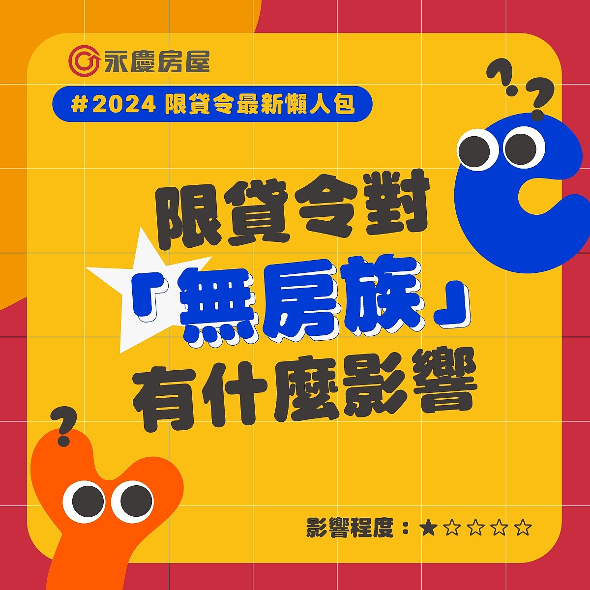 近期熱門話題「限貸令」，永慶房屋設計專屬於首購族的懶人包，替消費者解惑。 圖／永慶房產集團提供