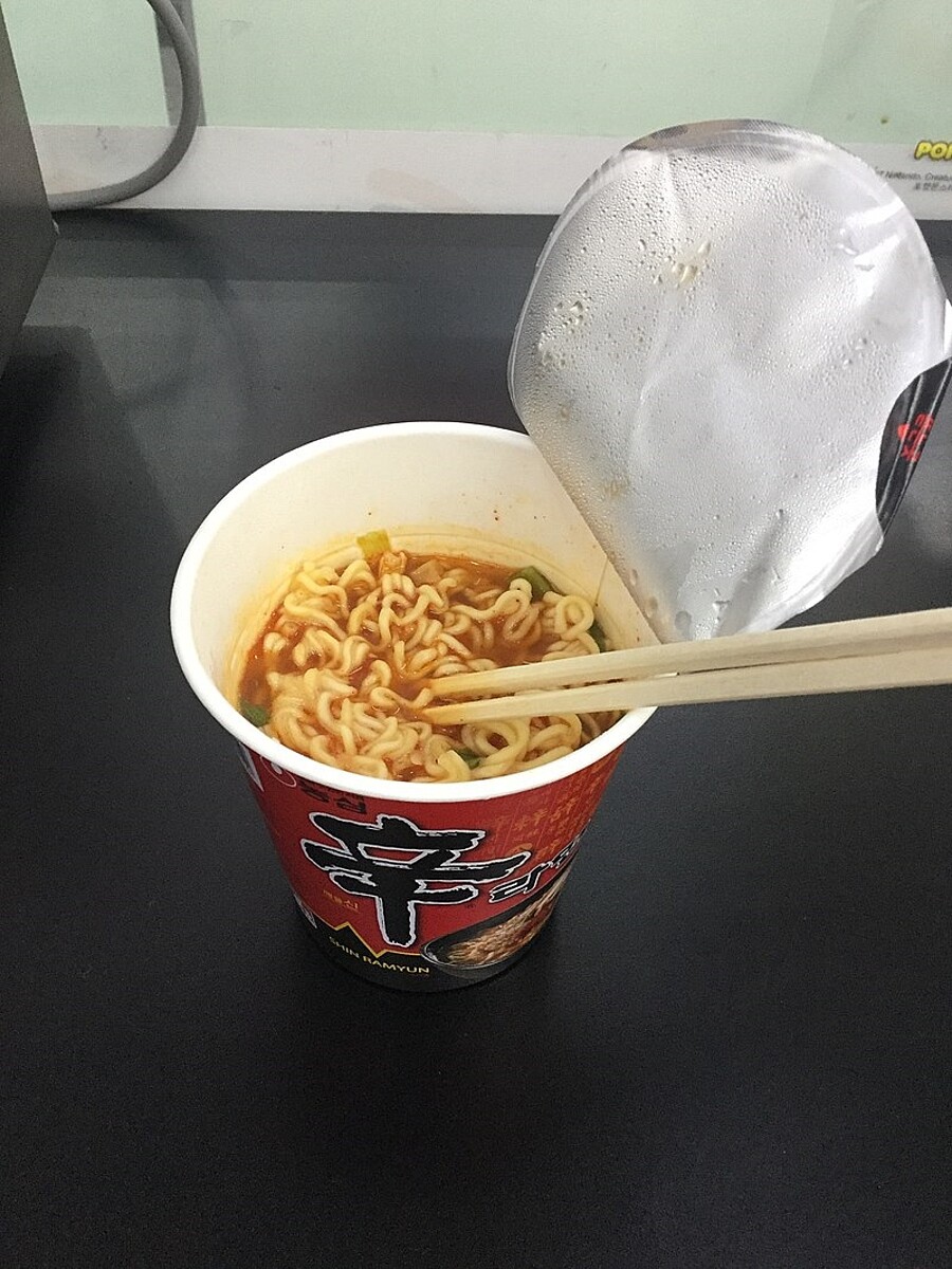 農心食品的辛拉麵暢銷全球。圖／維基百科
