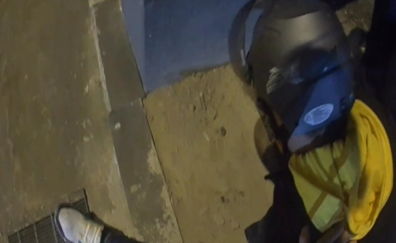 騎士以為自己被通緝才會逃跑,結果桃園警方一查發現他根本沒有被通緝。圖:讀者提供