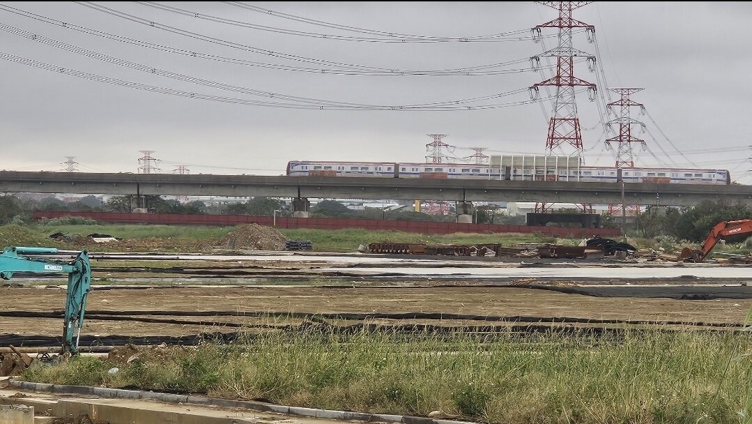 桃園航空城開發區5大管線鋪設過程預計月底可以完成。記者鄭國樑/攝影