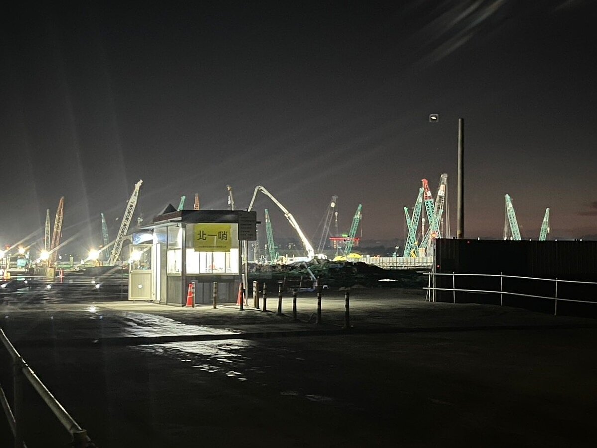 台積電嘉科園區傳施工事故，大型吊車傾倒翻車撞倒許多鷹架。圖／聯合報系資料照