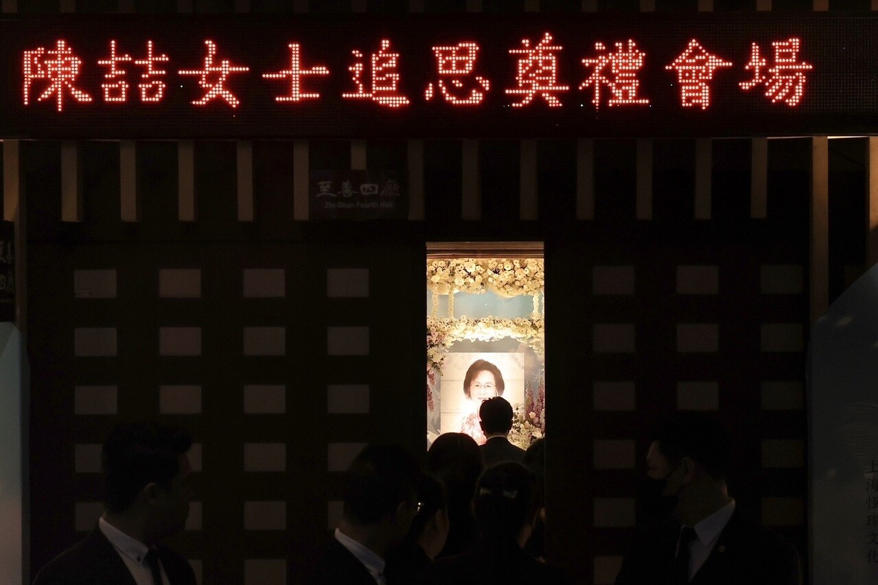 瓊瑤遺照曝光。記者/王聰賢攝影