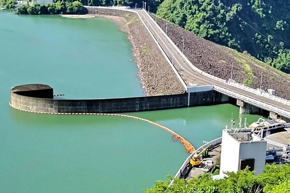 今年接連颱風降雨豐沛，水庫大進帳。圖／南水分署提供
