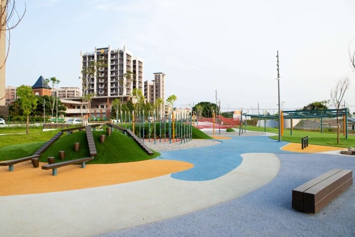 華興池公園的啟用備受桃園市民好評。圖:資料照