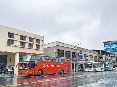 
基隆轉運站客運儲車區調整至中山一路。（徐佑昇攝）
