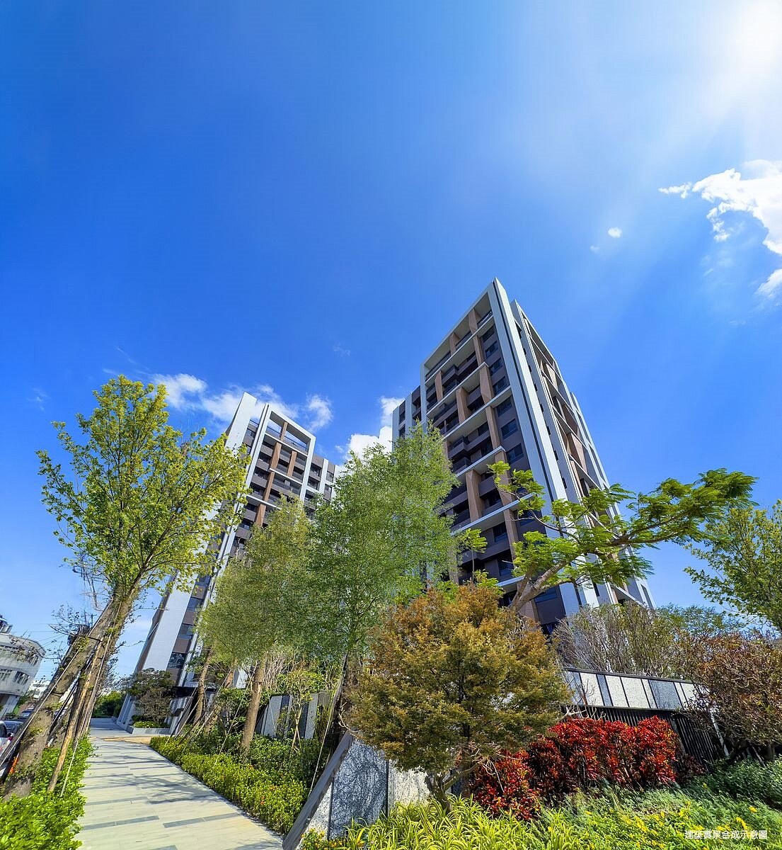 「精銳錦」為海線副都心千坪大基地大花園純住宅。圖/精銳建設提供