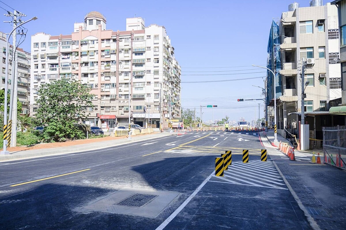 竹市慈祥路延伸至埔頂路段通車。圖／新竹市地政處提供