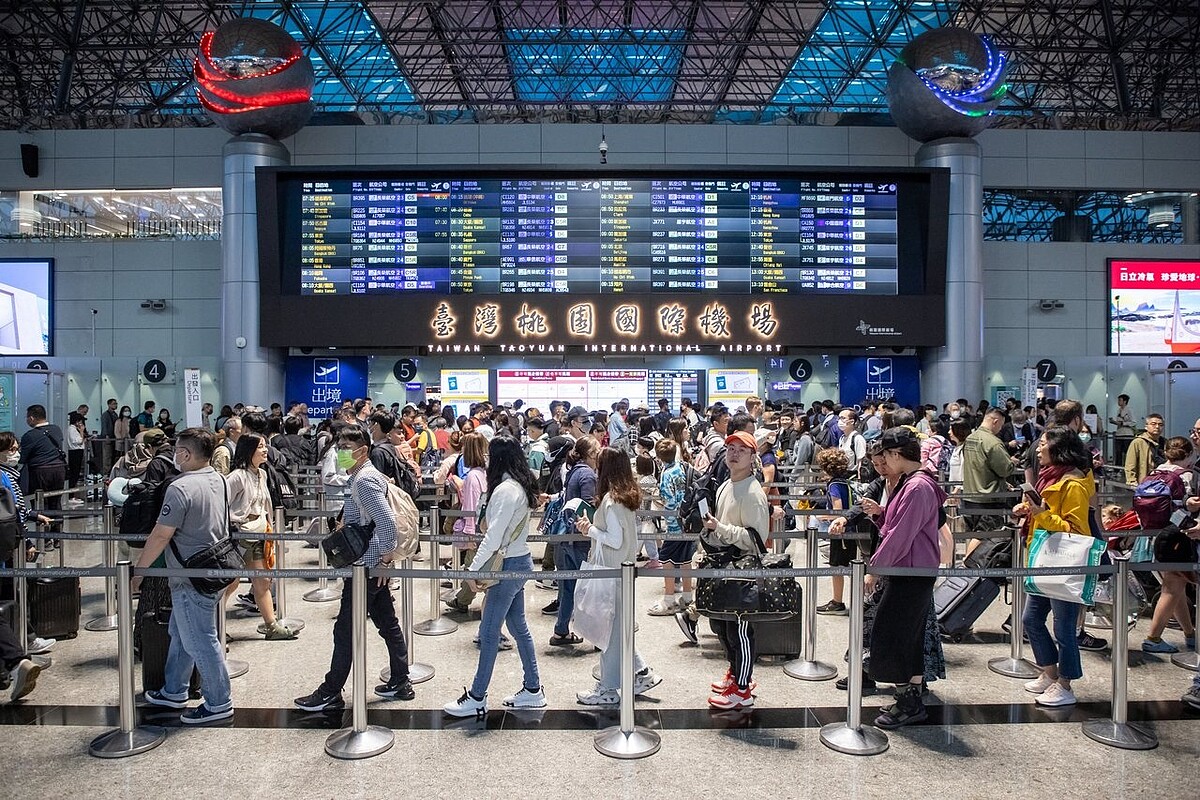 桃園機場示意圖。聯合報系資料照