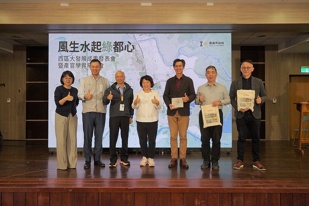嘉市擘劃十大旗艦計畫，藉由「西區大發展」，將嘉義市在生活機能、醫療、教育的優勢，透過整體開發，將北港路兩側打造雲嘉南新興產業廊帶及入口門戶新都心。圖／都市發展處提供