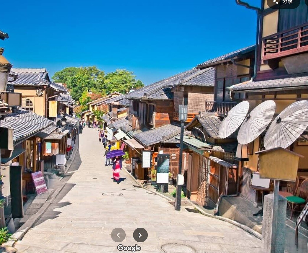 日本京都祇園。圖／Google Map