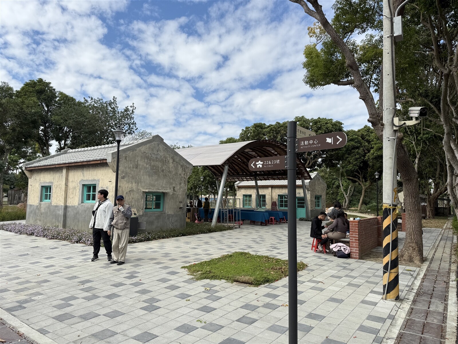 雲林縣虎尾建國二村景觀工程完工，邀請民眾開箱體驗。記者陳雅玲／攝影 