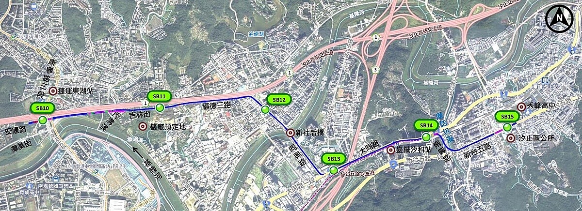 捷運汐東線讓區域房市具備地緣效益，利多加持下，新案偏少的汐止，也可能出現未趕上前波熱潮的補漲行情。圖／新北市政府提供