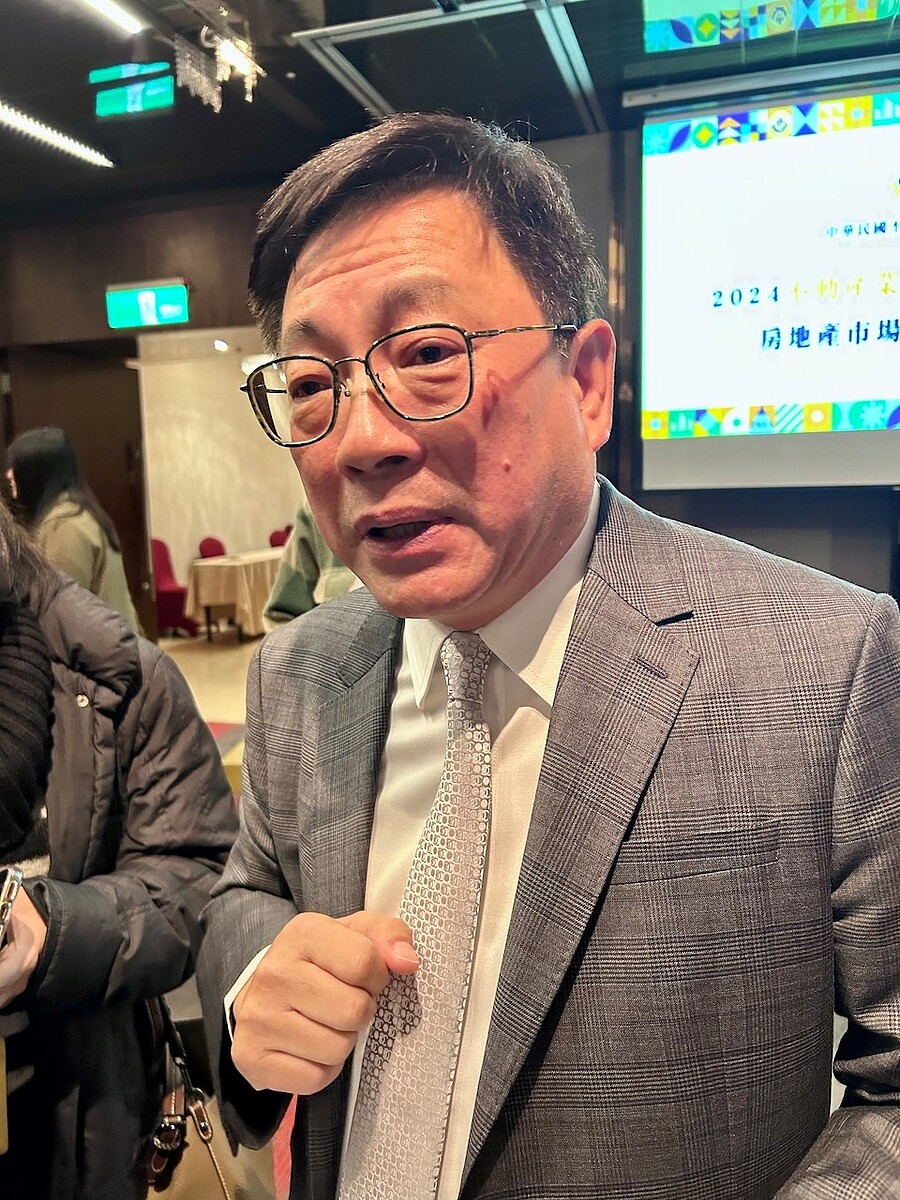 建案分戶貸款卡關「銀行利率喊3~4%」 新竹建商急:退戶賠錢、求央行總裁這2事 台灣省不動產開發商業同業公會理事長吳國寶。圖/好房網News記者蔡佩蓉攝影