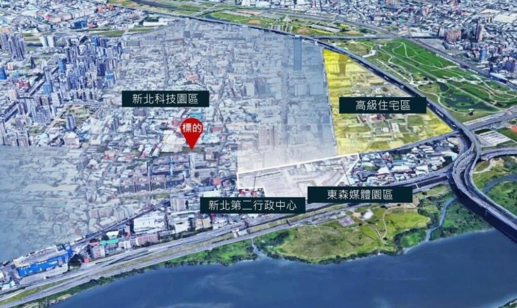 基地面積約3,750坪、位於新北市三重區中興段乙種工業區土地將在10月9日標售；仲量聯行提供
