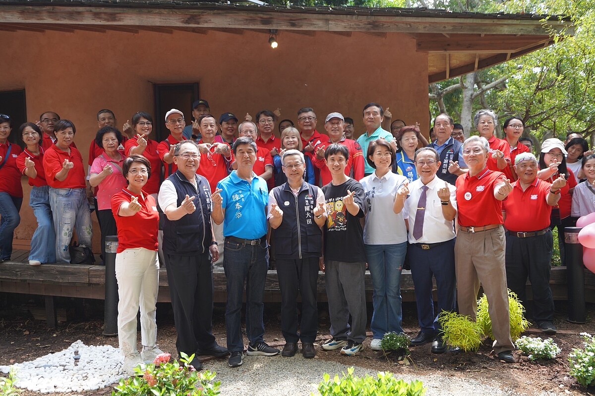 中市后里森林公園新焦點,永續綠建築四口之家試營運。圖/台中市建設局提供